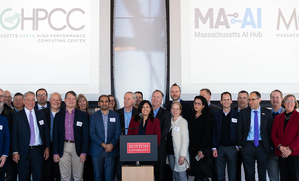 AI Hub-MGHPCC event group photo