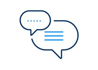 Share icon (speech bubbles)